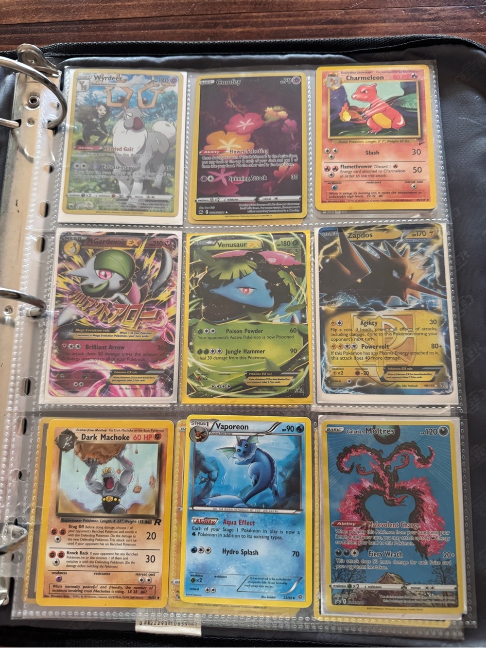 Pokémon Trading Card Collection Binder Page